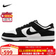 耐克NIKE板鞋男休閑鞋熊貓 DUNK緩震翻毛皮運動(dòng)鞋 FQ8249-100黑白44