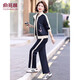 俞兆林媽媽春秋休閑運動(dòng)服2025新款中年女裝洋氣外套時(shí)尚兩件套 Y53K134