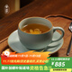 青澹汝窯茶杯主人杯冰裂天青色汝瓷功夫茶具景德鎮手工陶瓷玲瓏杯 玲瓏杯-175ml 天青色