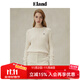 ELAND衣戀毛衣女夏日棉花糖變形絞花長(cháng)袖上衣25秋新款 燕麥色(33)OATMEAL S