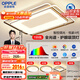 歐普（OPPLE）吸頂燈客廳燈全光譜智能LED燈具燈飾簡(jiǎn)約現代大氣套餐1 包安裝