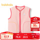 巴拉巴拉童裝寶寶保暖背心冬季加厚搖粒絨兒童馬甲男女童加絨208424171204