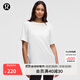 lululemon丨Relaxed-Fit 女士寬松剪裁船型領(lǐng)口 T 恤 LW3IDWS 白色 XS /4