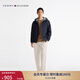 TOMMY HILFIGER25春夏新款男裝純棉斜紋通勤時(shí)尚年輕褶裥寬松錐形休閑長(cháng)褲 米白色YA8 -寬松版-斜紋布-正常拍 31 (2.4尺)