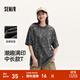 森馬（Semir）涼感T|大力水手聯(lián)名短袖T恤女中長(cháng)款oversize夏抗菌滿(mǎn)印衣服 灰色調00322 S
