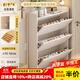 久伴吾實(shí)木超薄翻斗鞋柜家用門(mén)口入戶(hù)玄關(guān)柜新款2025爆款靠墻儲物柜鞋架 木料昇級-健康環(huán)保|白玉清色100