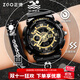 正港（ZGO）電子手表男學(xué)生專(zhuān)用鬧鐘防水運動(dòng)手表青少年初高中生電子表 851黑