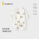 童泰（TONGTAI）嬰兒連體衣春秋季純棉寶寶長(cháng)袖哈衣兒童家居服內衣爬服綠色73cm