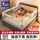 AOTGSSE/愛(ài)蒂遜床圍欄嬰兒圍欄床上護欄床邊床圍擋安全護欄防摔一面擋板 奶油白2.0米 單面裝 【靜音升降】