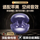 拉拓適配蘋(píng)果手機藍牙耳機耳夾式耳機2025最新款降噪超長(cháng)續航適配蘋(píng)果藍牙耳機榜前十音樂(lè )運動(dòng)游戲 流光紫【哈曼環(huán)繞音-舒適久戴不痛】 旗艦版-72小時(shí)續航-定向傳音