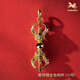 銅師傅《金剛杵（小號）》吉祥吊墜掛件禮物 家居裝飾擺件 黃銅鍍金版