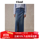 ELAND衣戀半身裙女純棉高腰前開(kāi)叉長(zhǎng)裙2025秋新款 中牛仔色(01)M/Indigo S 160