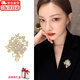 嵐束（LANSHU）小眾輕奢發(fā)財樹(shù)胸針高端精致時(shí)尚胸花2025新款高級感氣質(zhì)西裝配飾 金色奢華發(fā)財樹(shù)胸針【禮盒】