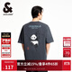 杰克·瓊斯（JACK&JONES） 百搭潮流胸前肌理感膠印背后熊貓圖案T恤短袖上衣男裝225201093
