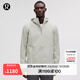lululemon丨Cross Chill 男士運動(dòng)夾克運動(dòng)外套 防風(fēng) 拒水 LM4AIDS 玉灰 M