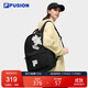 FILAFUSION斐樂(lè )潮牌情侶款背包2025秋季時(shí)尚休閑涂鴉雙肩包