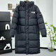 北面羽王莆田北家申敏兒同款過(guò)膝羽絨服加厚長(cháng)款90白鴨絨防風(fēng)保暖羽絨服 黑色 M 推薦體重130~150