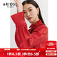 艾諾絲雅詩(shī)商場(chǎng)同款春秋新款宮廷風(fēng)襯衫法式淑女通勤女士10215105 巴黎紅 S