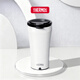 膳魔師（THERMOS）便攜電動(dòng)攪拌杯咖啡杯新款陶瓷涂層車(chē)載辦公室保溫杯高顏值水杯子 膳魔師-晨光白【陶瓷層內膽400ml】