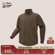 奧索卡防風(fēng)立領(lǐng)夾克男女同款 軟殼加絨保暖舒適外套 深褐-456 175