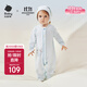 babycare寶寶連體衣純棉新生兒長(cháng)袖爬服哈衣滿(mǎn)月嬰兒衣服 星月藍  73cm