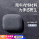 適用蘋(píng)果耳機airpods4保護套翻毛皮保護套高級感商務(wù)簡(jiǎn)約防摔防滑耐磨四代全包觸感溫和 毛絨手感-耐臟防摔可無(wú)線(xiàn)充電 商務(wù)灰Airpods 4代保護套送掛鉤