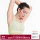 Aimer sports愛(ài)慕運動(dòng)內衣女士ALLINII薄款高強度跑步器械運動(dòng)文胸AS1 海沫綠A2F 160