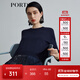 PORTS寶姿 商場(chǎng)同款新品女裝撞料拼接針織衫SL8K601KZE026 黎霧藍 S （4）