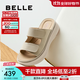 百麗（Belle）質(zhì)感勃肯鞋女商場(chǎng)同款厚底外穿休閑拖D9J1DBT5 杏色 35 (225mm)