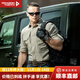 龍牙（Dragon Tooth）2024六代龍牙戰銳戰術(shù)長(cháng)袖襯衫男士休閑商務(wù)通勤戶(hù)外襯衣 圓石灰 M 175/96A（140-160斤）