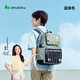SHUKIKU趣看看兒童護脊書(shū)包小學(xué)生超輕減負背包雙肩包禮盒裝 藍綠色L