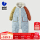 迷你巴拉兒童連體羽絨服男女童厚款保暖連帽防風(fēng)保暖羽絨外套【防水透濕】 海鹽檸檬10808 -輕暖【云羽絨】 90 -充絨量64.3g