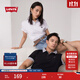 Levi's【商場(chǎng)同款】李維斯25年情侶短袖Polo衫003MS 黑色 003MS-0000 S