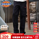 dickies休閑工裝褲男士百搭多口袋寬松傘兵長(cháng)褲直筒褲子 DK0A88OK 黑色 （寬松版型） 32
