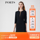 PORTS寶姿女裝新品七分袖連衣裙ALD9D037LWP096 ALM8D651KWB008-PLUM-1 XS (2)