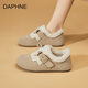 DAPHNE達芙妮女鞋勃肯鞋女2025冬季季新款加絨鞋子舒適百搭復古懶人單鞋