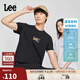 Lee25新品標準版圓領(lǐng)Logo印花設計涼感輕薄男女同款短袖T恤