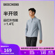 斯凱奇（SKECHERS）2025秋季男款防曬速干涼感清涼運(yùn)動長袖P425M143