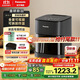 松下（Panasonic）雙核熱循環(huán)多功能全景可視家用全自動(dòng)無(wú)油5L大容量無(wú)需翻面 空氣炸鍋NF-KZ500-K