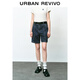 UR2025夏季新款女裝休閑復古水洗腰帶牛仔短褲UYU850069