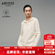 艾諾絲雅詩(shī)【商場(chǎng)同款】冬季新款100%綿羊毛針織衫連帽內搭毛衣31118091 奶油米 M