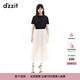 DZZIT地素半身裙2025夏季新款層疊蕾絲荷葉邊設(shè)計(jì)裙子女3J2S4159B 米白色 常規(guī) XS