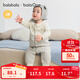 巴拉巴拉童裝嬰兒連體衣寶寶爬服哈衣2025新款秋冬裝包屁衣可愛(ài)時(shí)尚洋氣萌 白灰色調00312 73cm