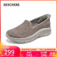 斯凱奇（Skechers）女鞋2025新款秋冬季加絨保暖單鞋軟底健步鞋一腳蹬休閑鞋159340
