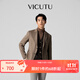 威可多（VICUTU）【收藏家】休閑西服上衣男時(shí)尚簡(jiǎn)約 混紡 商務(wù)通勤百搭西服外套 駝色 170A