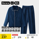 蕉內絨絨301H睡衣男士法蘭絨翻領(lǐng)家居服情侶套裝秋冬季保暖加厚加絨