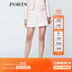 PORTS寶姿  新品商場(chǎng)同款女裝優(yōu)雅撞色半截裙A字裙SN8S001HFQ057 粉紅混色 6