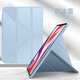 中瑟 適用聯(lián)想小新Pad保護套11英寸2024/25款聯(lián)想小新平板11保護殼3+y折多角度支撐全包防摔休眠軟殼 蜂窩3+Y折【白冰藍】+鋼化膜 聯(lián)想小新平板11【2025款】