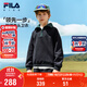 FILA斐樂(lè )兒童童裝加絨衛衣2025年冬季新款男童女童套頭翻領(lǐng)上衣