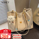 viney牛皮包包女包大容量托特包輕奢單肩大包生日禮物高級感送女友老婆
